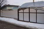 Фотография ворот из профнастила Ворота из профнастила фото