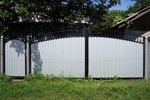 Фотография ворот из профнастила Ворота из профнастила фото