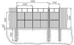 Ворота распашные с калиткой №5 Ворота распашные с калиткой №5
