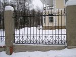 Кованый забор фото